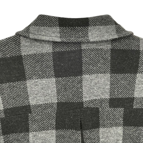 Soft Surroundings Mad About Plaid Gray Button Tunic Top - Sz S - Picture 11 of 16